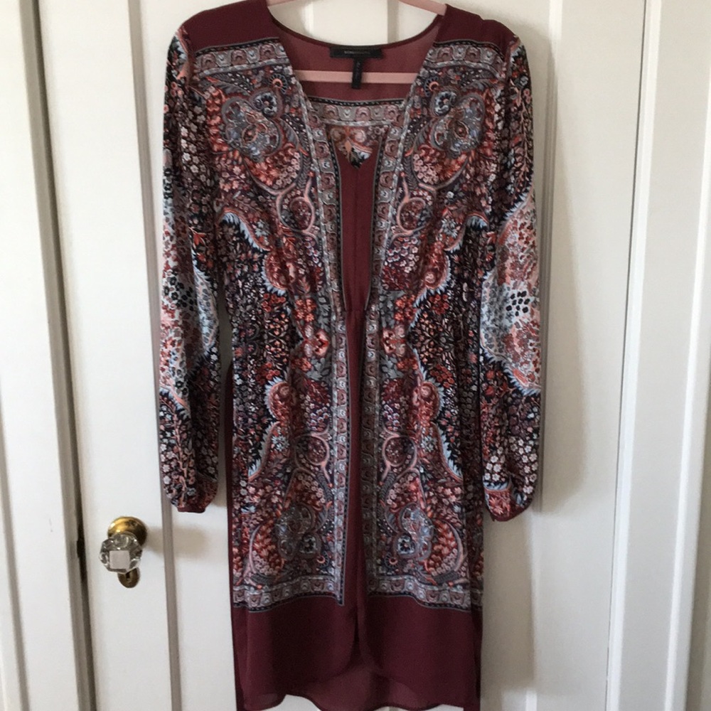 BCBGMaxazria floral dress